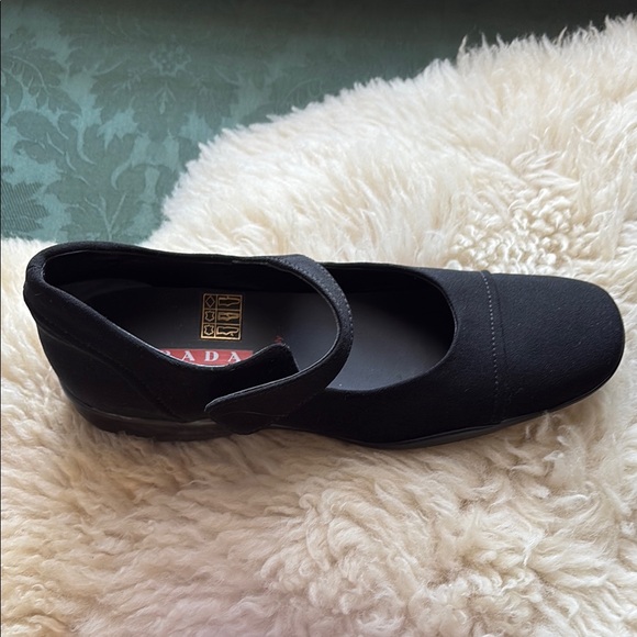 Prada Women's Black Mary Jane Shoes - Picture 5 of 6